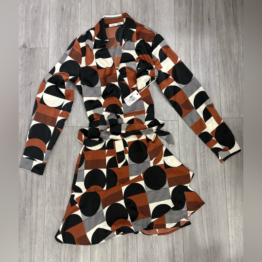 Dex Abstract Pattern Dress size XS NWT